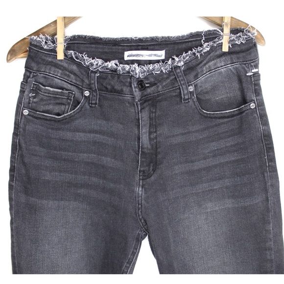 KanCan NWOT KanCan Skinny High Rise Frayed Waist and Hem Jeans 8 29 - Picture 3 of 10